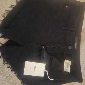 KanCan Black High Waist Denim Shorts